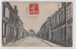 1 Cpa Ligny Le Chatel "L'hotel De Ville" - Ligny Le Chatel