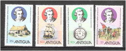 Antigua 1979 Captain Cook - 200 Year Since Death Mi 548-551  MNH(**) - 1960-1981 Autonomie Interne