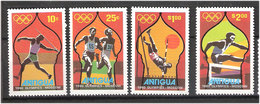Antigua 1980 Summer Olympic Games, Moskow Mi 558-561  MNH(**) - 1960-1981 Autonomie Interne