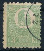 O 1871 K?nyomat 3kr (140.000) (elvékonyodás/ Thin Paper) - Otros & Sin Clasificación