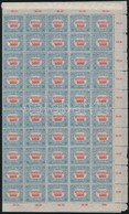 (*) 1921 Hivatalos 5000K Kék Alapnyomattal, Hajtott Teljes ív (** 120.000) - Sonstige & Ohne Zuordnung