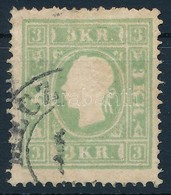 O 1853 3kr Zöld ,,MECZ(ENZÉF)' (25.000) - Autres & Non Classés