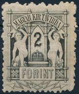 * 1874 Távírda Réznyomat 2Ft Ritka Fogazással (*12.000) - Otros & Sin Clasificación