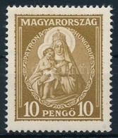 * 1932 Nagy Madonna 10P Alig Látható Falcnyom - Autres & Non Classés