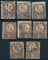 O 1871 8 Db Vegyes Min?ség? Réznyomat 15kr Bélyeg (~15.000) (mixed Quality) - Sonstige & Ohne Zuordnung