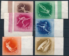 ** 1952 Olimpia (I.) - Helsinki ívszéli Vágott Sor (16.000) (törések / Folded) - Autres & Non Classés