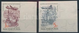 ** 1958 40 éves A Magyar Repül?bélyeg ívszéli Vágott Sor (5.000) - Autres & Non Classés