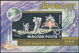 ** 1969 Apollo 11 Vágott Blokk (6.000) - Sonstige & Ohne Zuordnung