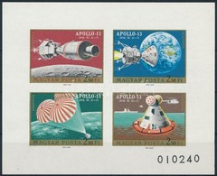 ** 1970 Apollo-13 Vágott Blokk (3.000) - Other & Unclassified