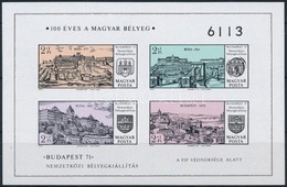 ** 1971 Budapest '71 Vágott Blokk (3.500) - Altri & Non Classificati