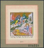 ** 1971 Képes Krónika Vágott Blokk (4.500) - Otros & Sin Clasificación