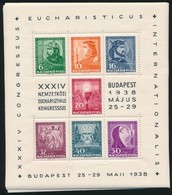 ** 1938 8 Db Eucharisztikus Blokk (80.000) - Otros & Sin Clasificación