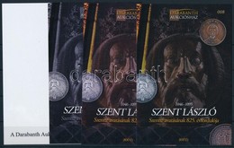 ** 2017 Szent László Szentté Avatásának 825. évfordulója 4 Db-os Emlékív Garnitúra Azonos Sorszámmal (008) - Otros & Sin Clasificación