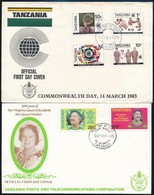 Tanzánia 1978-1987 6 Db Klf FDC - Other & Unclassified