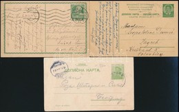 1914-1940 3 Db Külföldi  Díjjegyes Levelez?lap (jugoszláv, Szerb, Osztrák) - Other & Unclassified