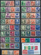 O Svájc 1933-1973 Sorok és 1 Blokk Berakólapon (Mi EUR 215,-) - Other & Unclassified