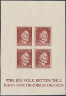 (*) Deutsches Reich 1940 Hitler Halálfejes Propaganda Blokk Hamisítvány - Other & Unclassified