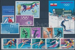 ** Sport Motívum 1964-2008 1 Blokk + 2 Klf önálló érték + 3 Klf Sor - Sonstige & Ohne Zuordnung