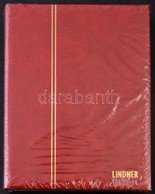 LINDNER 32 Fekete Lapos A4-es Berakó Piros Borítóval, Bontatlan Csomagolásban - Autres & Non Classés