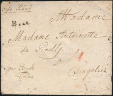 1788 Portós Levél / Cover With Postage Due 'Raab.' - Csengelicz - Other & Unclassified