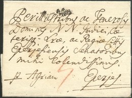 1791 Portós Levél / Cover With Postage Due 'Von Ofen' - Eperjes - Otros & Sin Clasificación