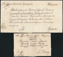 1820 + 1830 2 Db Ex Offo Klf 'VESZPRÉM' Bélyegzéssel - Other & Unclassified