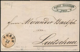 1863 15kr Levélen ,,PESTH' - Leutschau - Altri & Non Classificati