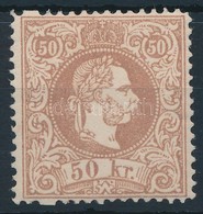 ** 1867 50kr Durva Nyomat, Barna. Ceritficate: Steiner - Andere & Zonder Classificatie