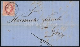 1870 5kr Levélen ,,PETRINIA' (Gudlin 100p) - Other & Unclassified