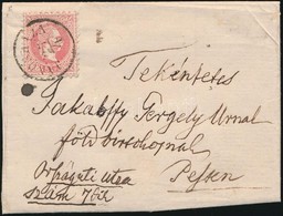 1871 5kr Levélen / On Cover 'JÁNOSHÁZA' - 'NAGY-KANIZSA' - 'PEST' - Altri & Non Classificati