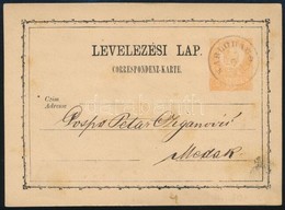 1871 2kr Díjjegyes Levelez?lap / PS-card 'KARLOBAGO' - Other & Unclassified