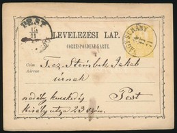 1871 2kr Díjjegyes Levelez?lap 'NAGY-SURÁNY' - Autres & Non Classés