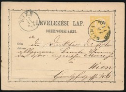 1871 2kr Díjjegyes Levelez?lap 'GLINA' - Other & Unclassified
