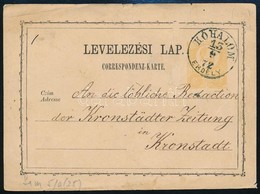 1872 Díjjegyes Levelez?lap ,,K?HALOM ERDÉLY' - Otros & Sin Clasificación