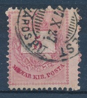 O 1874 5kr Lemezkitörés Az 'A' Bet?nél / With Plate Flaw - Other & Unclassified