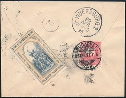 1896 Levél 5kr Bélyeggel és Levélzáróval / Cover With 5kr Stamp And Label - Sonstige & Ohne Zuordnung