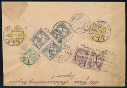 1900 Levél 8 Bélyeges Turul Bérmentesítéssel Németországba / Cover With 8 Stamps Franking To Germany - Autres & Non Classés