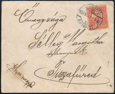 1906 Levél Turul 10f Bérmentesítéssel és KIRÁLYHÁZA / BUDAPEST Vasúti Bélyegzéssel / Cover With Railway Cancellation - Autres & Non Classés