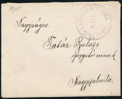 1915 ,,LÁBADOZÓ KATONÁK OTTHONA RÉV' Levél Nagyszalontára - Otros & Sin Clasificación