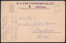 1915 Tábori Lap ,,IX/494' Lengyelországi Némabélyegzéssel - Otros & Sin Clasificación