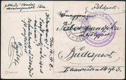 1916 Tábori Posta Képeslap / Field Postcard 'Gericht Des K.u.k. Hafenadmiralats Und Kriegshafenkommandos In Pola' - Sonstige & Ohne Zuordnung