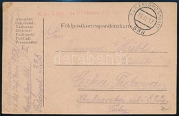 1917 Tábori Posta Levelez?lap 'K.k. Ldst. - Inrt. - Baon No.158' + 'FP 338' - Sonstige & Ohne Zuordnung
