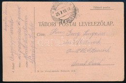 1919 Hadifogolylapként Felhasznált Tábori Lap Perugiából Ausztriába - Otros & Sin Clasificación