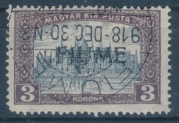 O Fiume 1918 Parlament 3K Kézi IV. Felülnyomással, Bodor Vizsgálójellel. Certificate: Bodor (**200.000) - Other & Unclassified