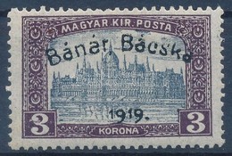 * Bánát-Bácska 1919 Parlament 3K Garancia Nélkül (**20.000) - Otros & Sin Clasificación