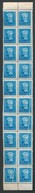 ** 1932 Arcképek 40f Húszastömb, 12 Bélyegen Papírráncok / Mi 498 Block Of 20, Paper Creases On 12 Stamps - Otros & Sin Clasificación