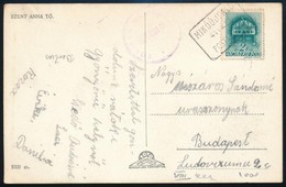 1941 Képeslap MIKÓÚJFALU Postaügynökségi Bélyegzéssel / Postcard With Postal Agency Postmark - Sonstige & Ohne Zuordnung