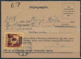 1945 (2. Díjszabás) Távirati Díjnyugta, Ritka! - Other & Unclassified