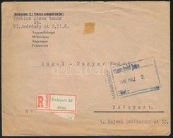 1946 (13 Díjszabás) Helyi Ajánlott Levél Lovasfutár 1.250.000P Bérmentesítéssel - Otros & Sin Clasificación