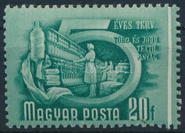 ** 1951 Ötéves Terv II 20f Papírránccal / Mi 1176 Corner With Paper Crease - Otros & Sin Clasificación